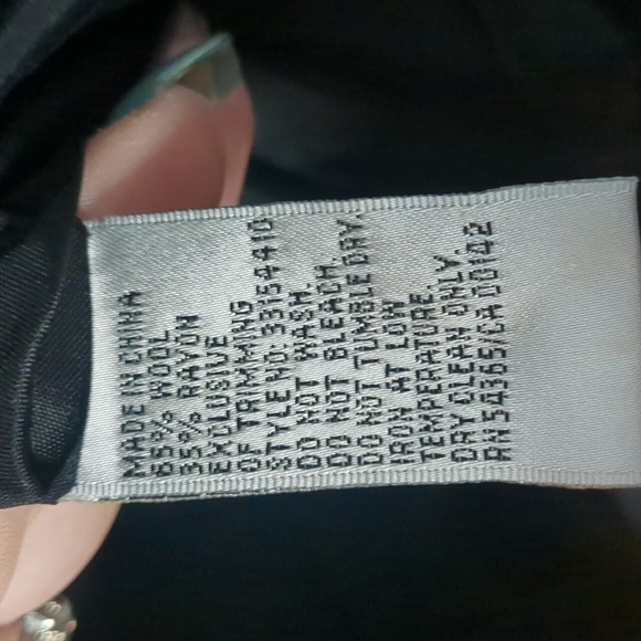 NYGÄRD* Velvet and wool embroidered blazer jacket lapel hook/eye close sz Medium - Picture 12 of 12